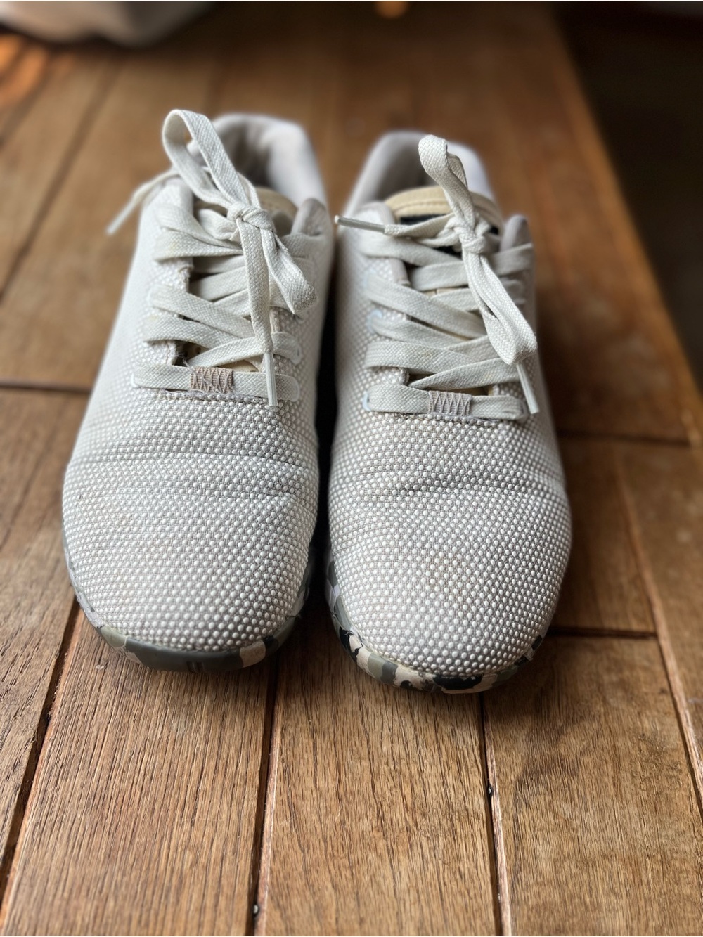 NOBULL Men's Knit Sneakers in Light Gray